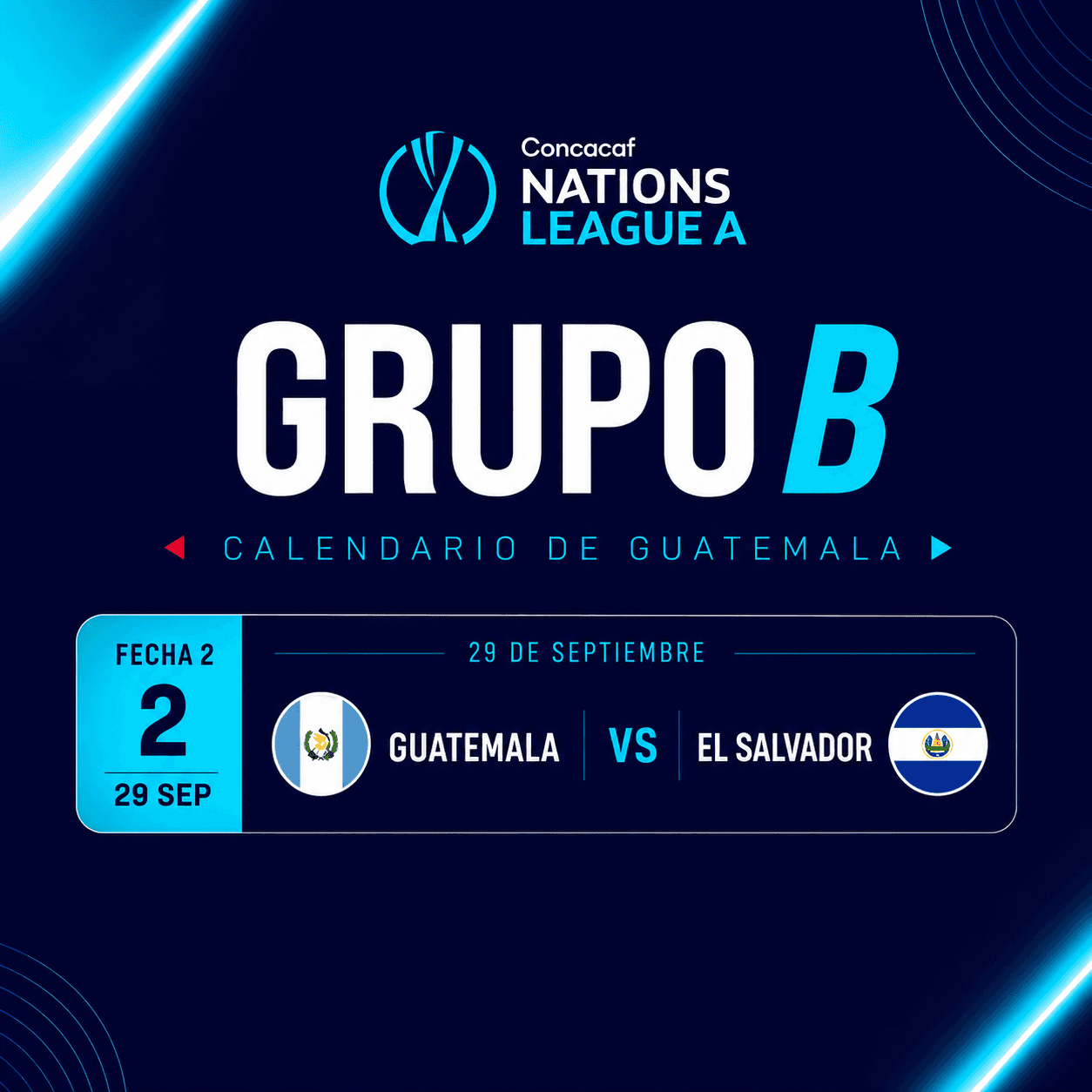 CONCACAF Nations League Guatemala vs. El Salvador 