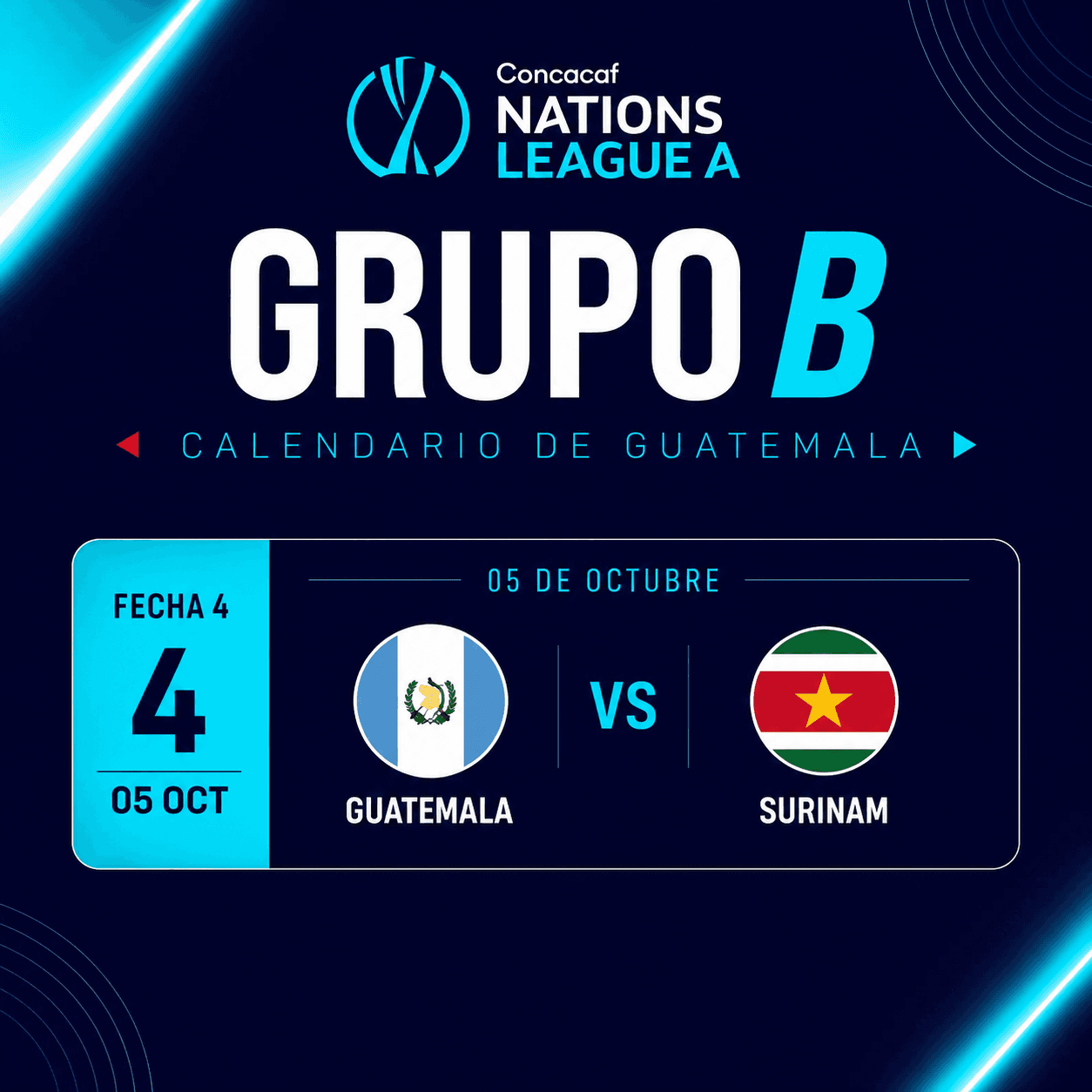 CONCACAF Nations League Guatemala vs. Surinam